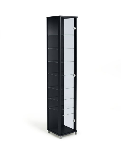 Argos Home 7 Shelf Glass Display Cabinet - Black