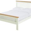 Argos Home Aubrey Double Wooden Bed Frame - Two Tone