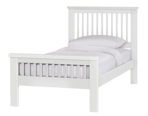 Argos Home Aubrey Single Wooden Bed Frame - White