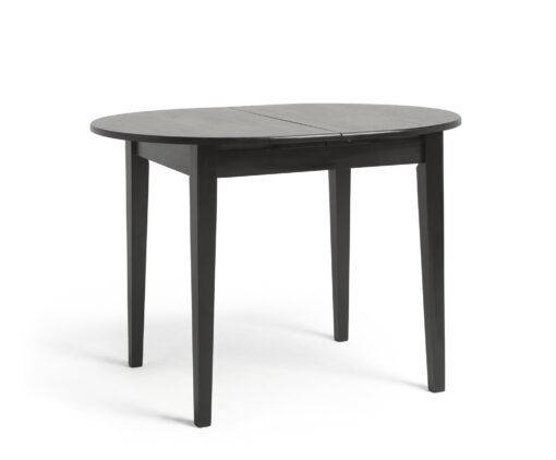 Argos Home Banbury Extending Solid Wood Dining Table - Black