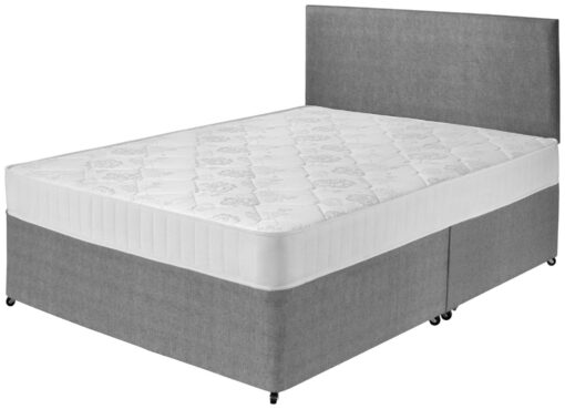 Argos Home Elmdon Comfort Double Divan Bed - Grey