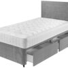 Argos Home Elmdon Single Deep Ortho 2 Drawer Divan - Grey