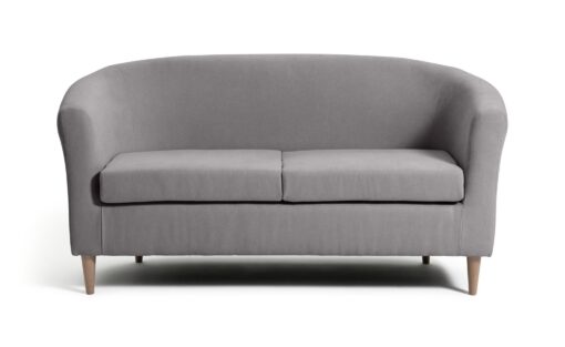 Argos Home Fabric 2 Seater Tub Sofa - Grey