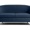 Argos Home Fabric 2 Seater Tub Sofa - Navy Blue