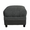 Argos Home Harry Fabric Storage Footstool - Charcoal