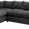 Argos Home Harry Large Left Hand Corner Chaise Sofa-Charcoal