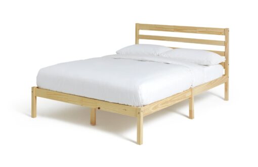 Argos Home Kaycie Double Wooden Bed Frame - Pine