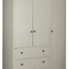 Argos Home Kensington 3Dr 3Drw Wardrobe - Soft Grey /Oak Eff