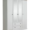 Argos Home Kensington 4 Door 2 Drawer Wardrobe - Soft Grey