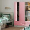 Argos Home Kids Malibu 2 Door 4 Drawer Wardrobe - Pink