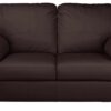 Argos Home Milano Leather 2 Seater Sofa - Chocolate