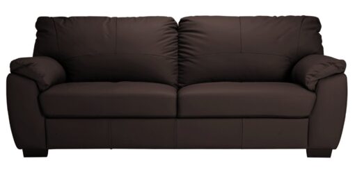 Argos Home Milano Leather 4 Seater Sofa - Chocolate