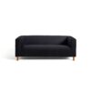 Argos Home Moda Fabric 3 Seater Sofa - Black