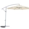 Argos Home Rotating Overhanging Garden Parasol - Cream