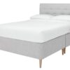 Argos Home Skandi 800 Pocket Small Double Divan - Light Grey