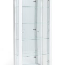 Argos Home Stella 2 Door Glass Display Cabinet - White Gloss