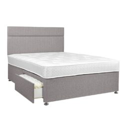 Argos Home Winslow 600 Pocket 2 Drawer Kingsize Divan - Grey