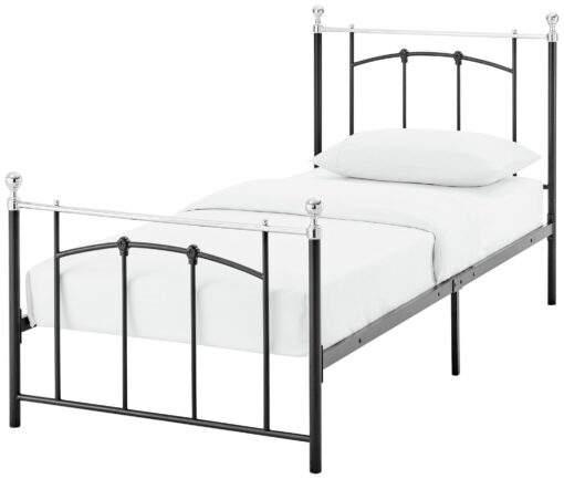 Argos Home Yani Single Metal Frame - Black