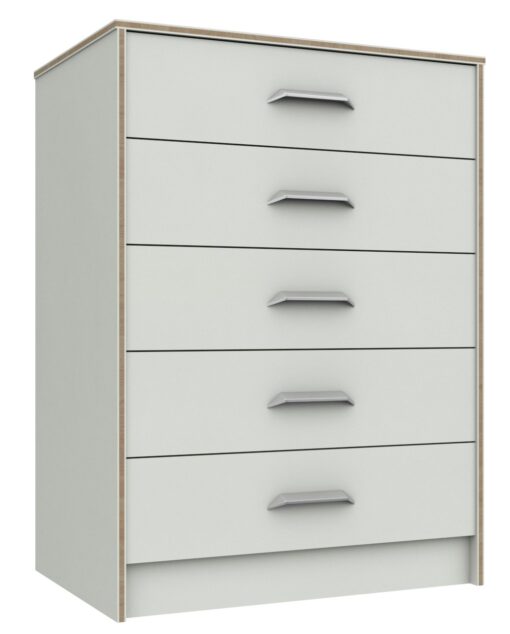 Ashdown 5 Drawer Chest - White