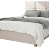 Aspire Caine Twill Superking Ottoman Bedframe - Natural