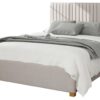 Aspire Grant Linen Double Ottoman Bedframe - Off White