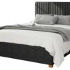 Aspire Grant Weave Double Ottoman Bedframe - Ebony