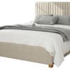 Aspire Grant Weave Kingsize Ottoman Bedframe - Cream