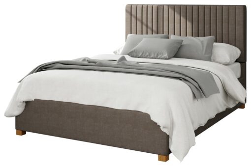 Aspire Grant Weave Kingsize Ottoman Bedframe - Slate