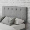 Aspire Hepburn Twill Double Headboard - Grey