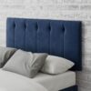 Aspire Hepburn Velvet Double Headboard - Navy