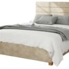 Aspire Kelly Linen Superking Ottoman Bedframe - Beige