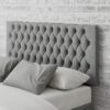 Aspire Monroe Linen Superking Headboard - Grey