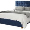 Aspire Sinatra Velvet Double Ottoman Bedframe - Navy