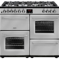 Belling 100DFT 100cm Dual Fuel Range Cooker - Silver