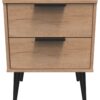 Bergen 2 Drawer Bedside Table - Oak Effect