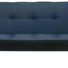 Birlea Aurora Clic Clac Velvet Sofa Bed - Midnight Blue