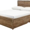 Birlea Stockwell Double Rustic Wood Effect Bed Frame - Oak