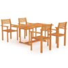 Blagdon Rectangular 4 - Person 150Cm Long Dining Set