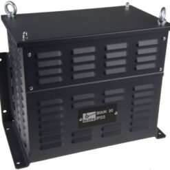 Block Blue Steel Power Supply Case, IP23, 230 x 420 x 365mm