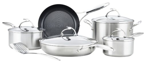 Circulon S Series 5 Piece Stainless Steel Pan Set - Metallic