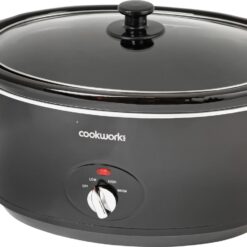 Cookworks 6.5L Slow Cooker - Black