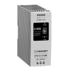 Crouzet 89452 DIN Rail Power Supply, 90 → 264V ac ac Input, 12V dc dc Output, 18A Output, 216W