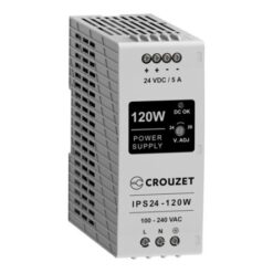 Crouzet 89452 DIN Rail Power Supply, 90 → 264V ac ac Input, 24V dc dc Output, 5A Output, 120W