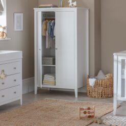 Cuggl Canterbury Nursery Wardrobe - White