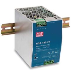 D-Link NDR-480 DIN Rail Power Supply, 90 → 264 and 127 → 370V ac, dc Input, 48V dc Output, 10A Output,