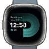 Fitbit Versa 4 Smart Watch - Waterfall Blue/Platinum