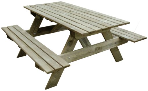 Forest Garden 4 Seater Wooden Picnic Table