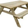 Forest Garden 8 Seater Wooden Rectangular Picnic Table