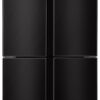 Fridgemaster MQ79394EB American Fridge Freezer - Black