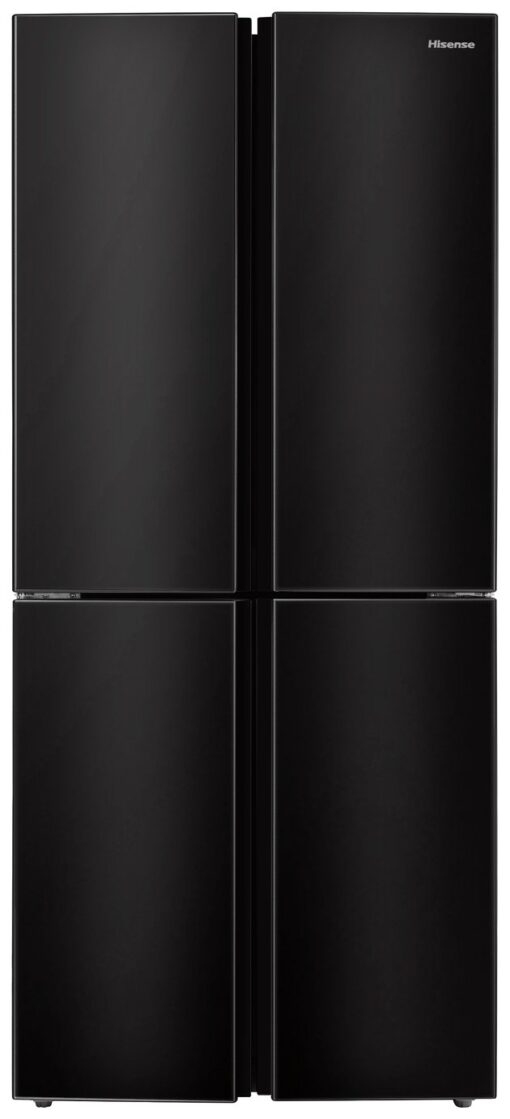 Fridgemaster MQ79394EB American Fridge Freezer - Black